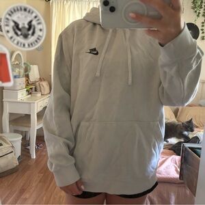 white nike hoodie